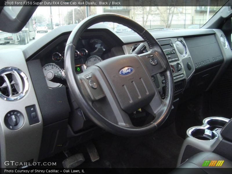 Black / Black 2008 Ford F350 Super Duty FX4 Crew Cab 4x4 Dually