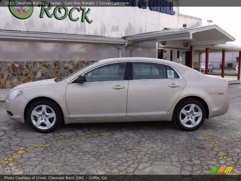 Gold Mist Metallic / Cocoa/Cashmere 2010 Chevrolet Malibu LS Sedan