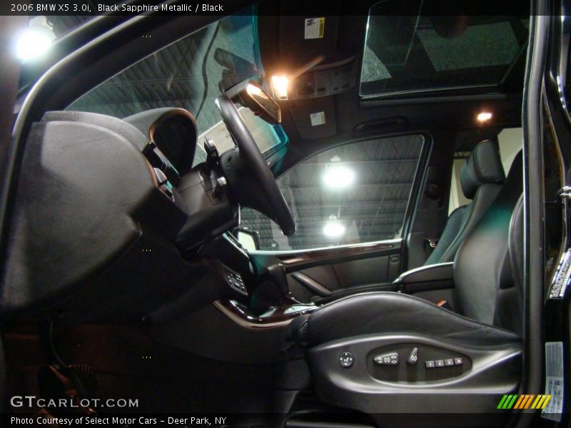 Black Sapphire Metallic / Black 2006 BMW X5 3.0i