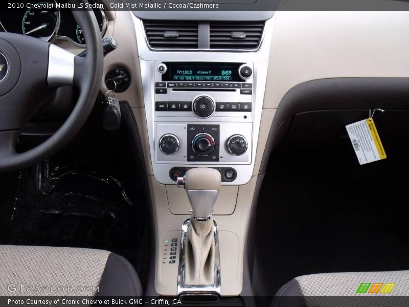 Gold Mist Metallic / Cocoa/Cashmere 2010 Chevrolet Malibu LS Sedan