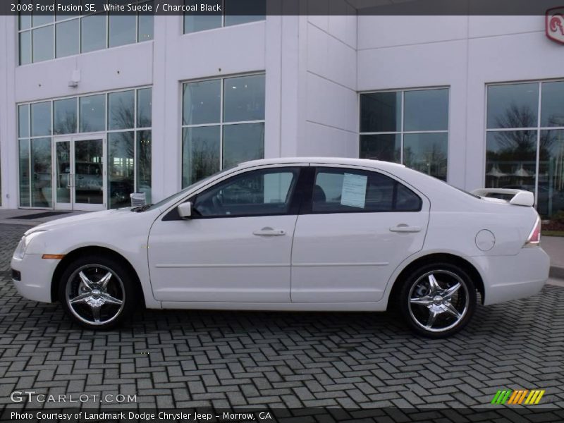 White Suede / Charcoal Black 2008 Ford Fusion SE