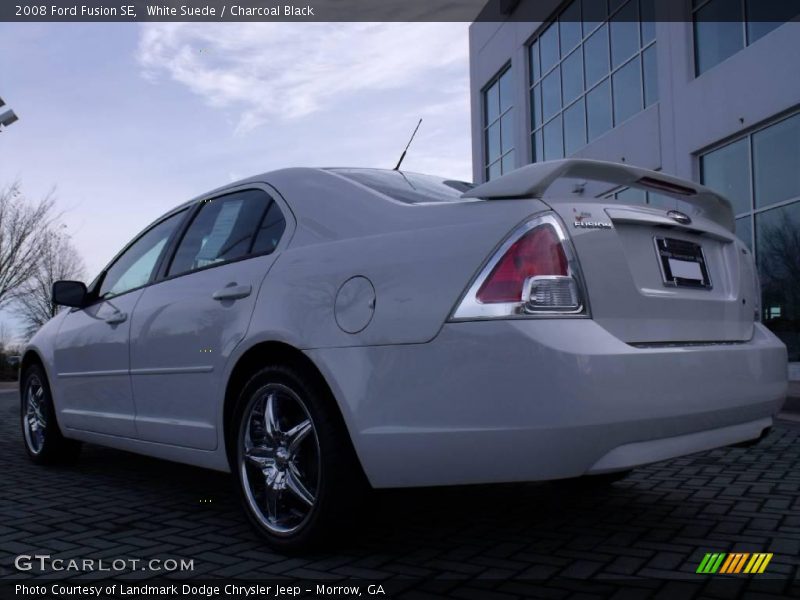 White Suede / Charcoal Black 2008 Ford Fusion SE