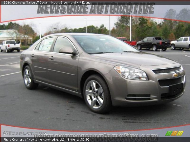 Mocha Steel Metallic / Ebony 2010 Chevrolet Malibu LT Sedan