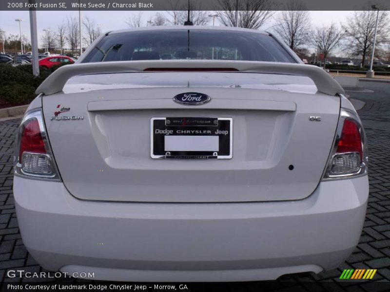 White Suede / Charcoal Black 2008 Ford Fusion SE