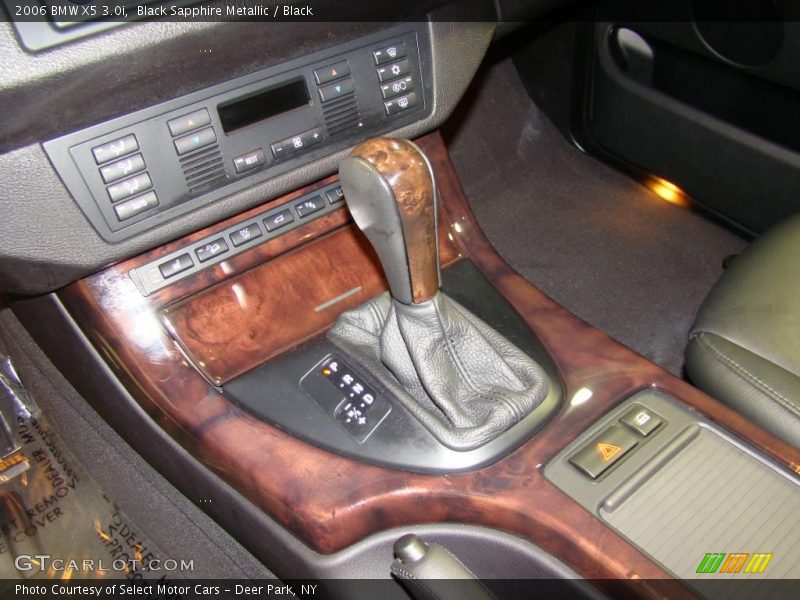 Black Sapphire Metallic / Black 2006 BMW X5 3.0i