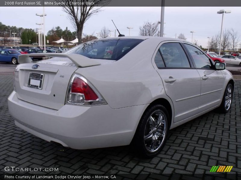 White Suede / Charcoal Black 2008 Ford Fusion SE