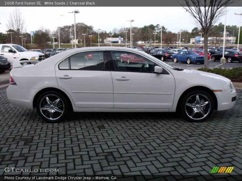 White Suede / Charcoal Black 2008 Ford Fusion SE