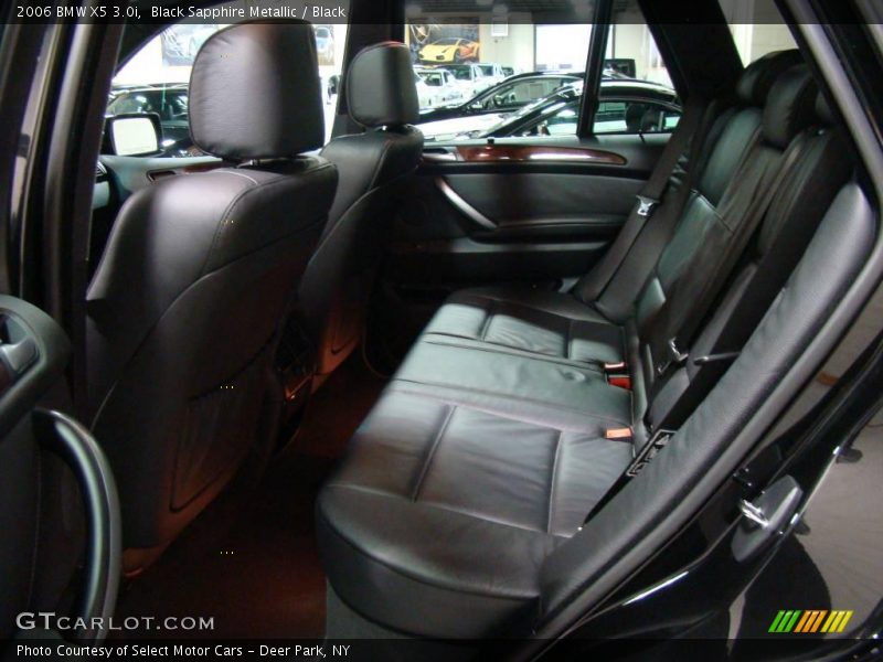 Black Sapphire Metallic / Black 2006 BMW X5 3.0i