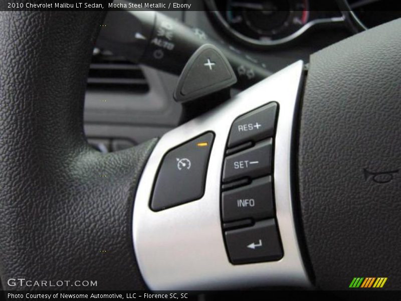 Mocha Steel Metallic / Ebony 2010 Chevrolet Malibu LT Sedan