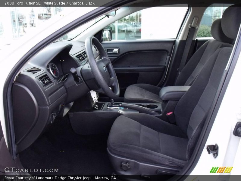 White Suede / Charcoal Black 2008 Ford Fusion SE