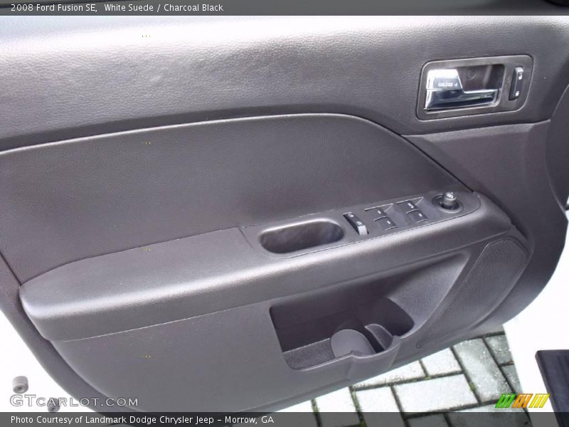 White Suede / Charcoal Black 2008 Ford Fusion SE