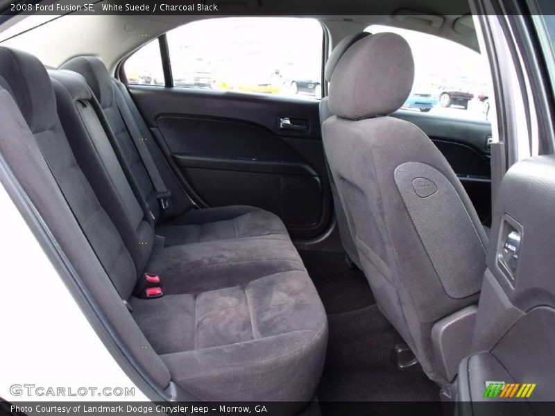 White Suede / Charcoal Black 2008 Ford Fusion SE