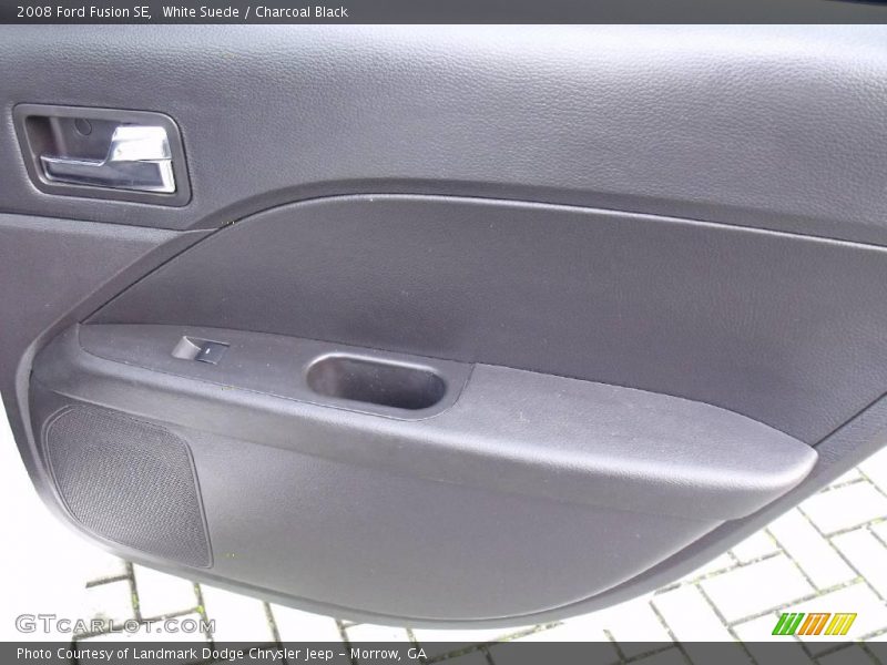 White Suede / Charcoal Black 2008 Ford Fusion SE