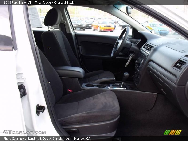 White Suede / Charcoal Black 2008 Ford Fusion SE