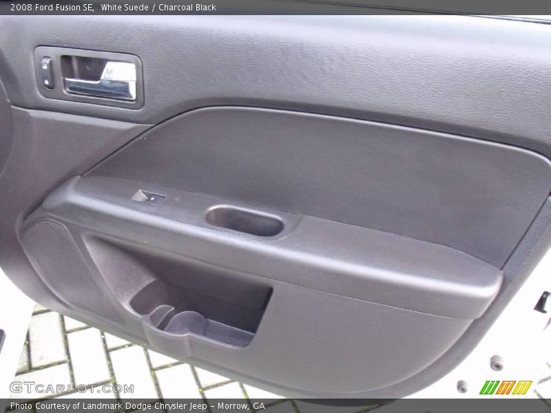 White Suede / Charcoal Black 2008 Ford Fusion SE