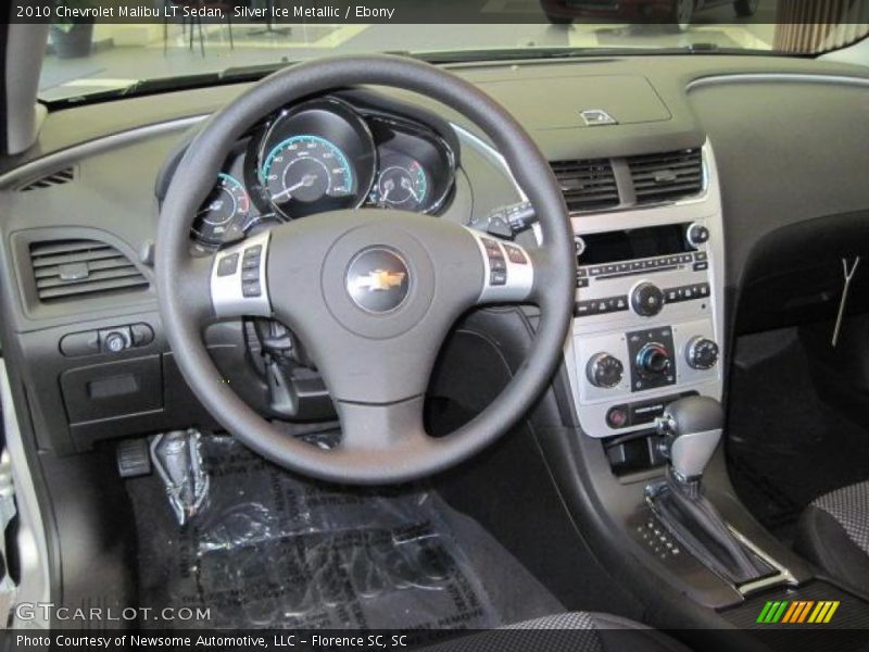 Silver Ice Metallic / Ebony 2010 Chevrolet Malibu LT Sedan