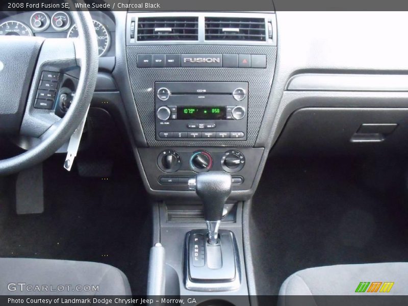 White Suede / Charcoal Black 2008 Ford Fusion SE