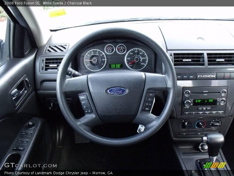 White Suede / Charcoal Black 2008 Ford Fusion SE
