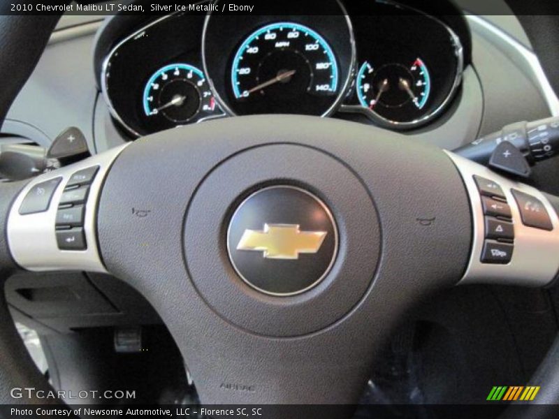 Silver Ice Metallic / Ebony 2010 Chevrolet Malibu LT Sedan