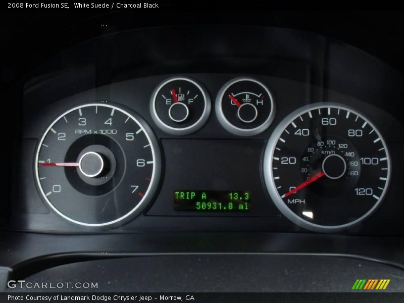 White Suede / Charcoal Black 2008 Ford Fusion SE