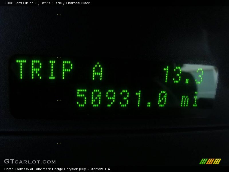White Suede / Charcoal Black 2008 Ford Fusion SE