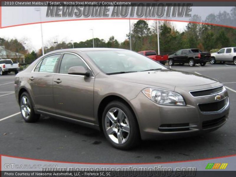 Mocha Steel Metallic / Cocoa/Cashmere 2010 Chevrolet Malibu LT Sedan