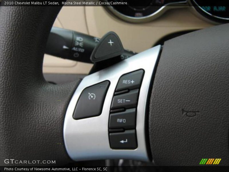 Mocha Steel Metallic / Cocoa/Cashmere 2010 Chevrolet Malibu LT Sedan