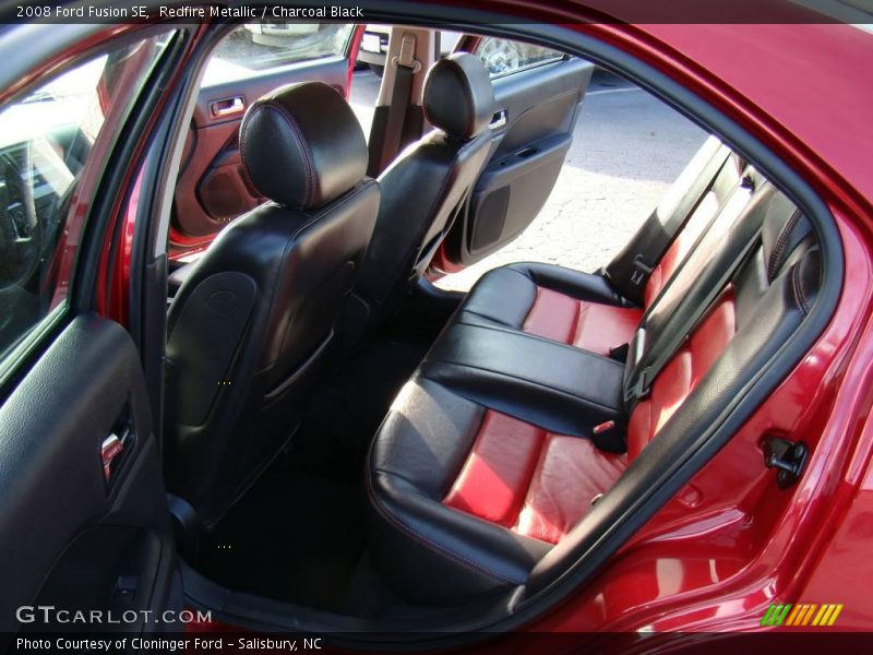 Redfire Metallic / Charcoal Black 2008 Ford Fusion SE