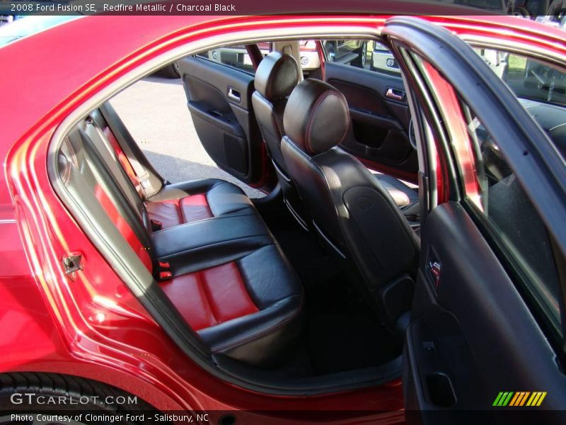 Redfire Metallic / Charcoal Black 2008 Ford Fusion SE