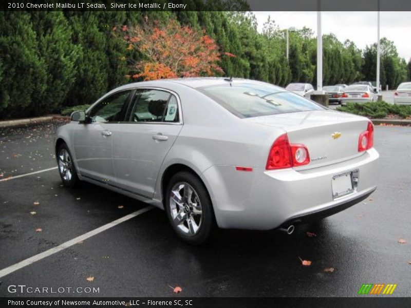 Silver Ice Metallic / Ebony 2010 Chevrolet Malibu LT Sedan