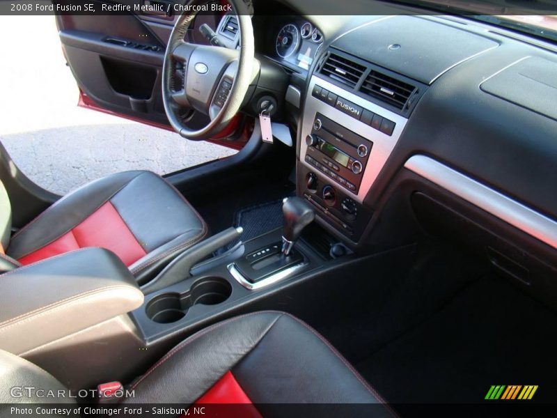 Redfire Metallic / Charcoal Black 2008 Ford Fusion SE