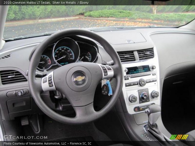 Silver Ice Metallic / Ebony 2010 Chevrolet Malibu LT Sedan