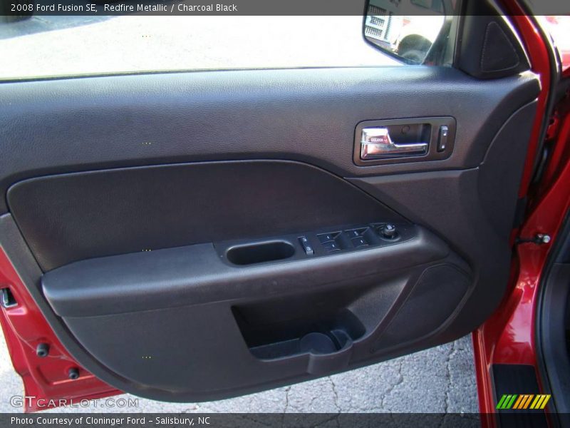 Redfire Metallic / Charcoal Black 2008 Ford Fusion SE