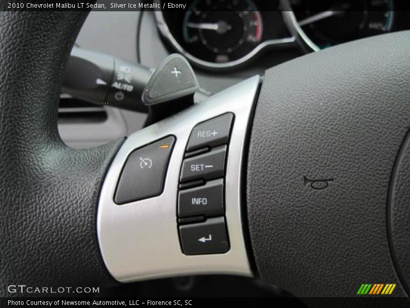Silver Ice Metallic / Ebony 2010 Chevrolet Malibu LT Sedan