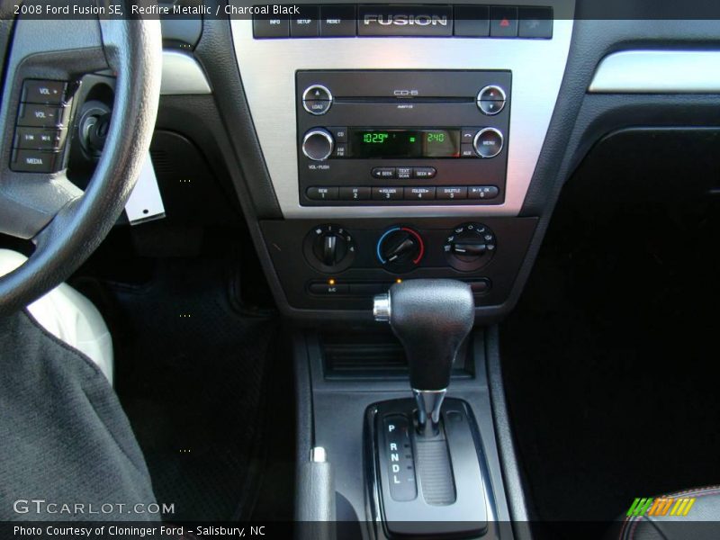 Redfire Metallic / Charcoal Black 2008 Ford Fusion SE