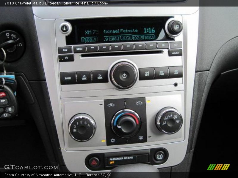 Silver Ice Metallic / Ebony 2010 Chevrolet Malibu LT Sedan
