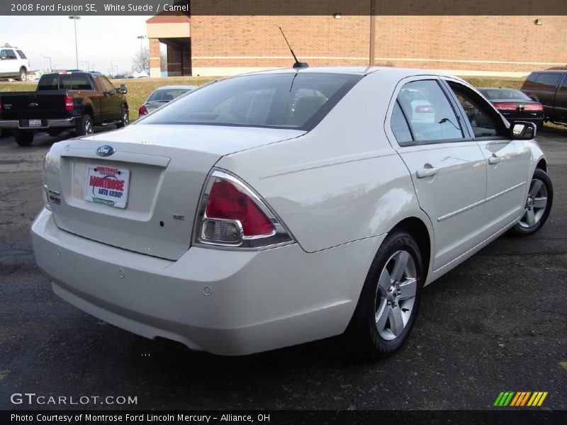 White Suede / Camel 2008 Ford Fusion SE