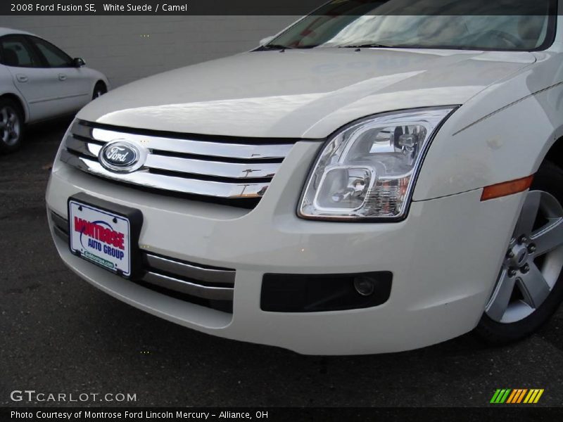 White Suede / Camel 2008 Ford Fusion SE