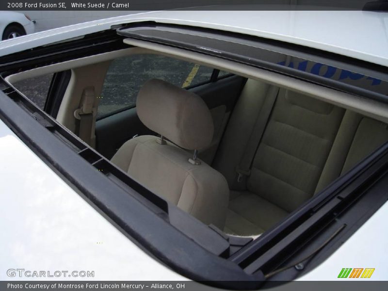 White Suede / Camel 2008 Ford Fusion SE