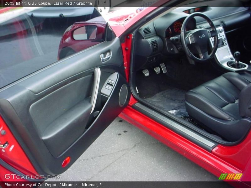 Laser Red / Graphite 2005 Infiniti G 35 Coupe