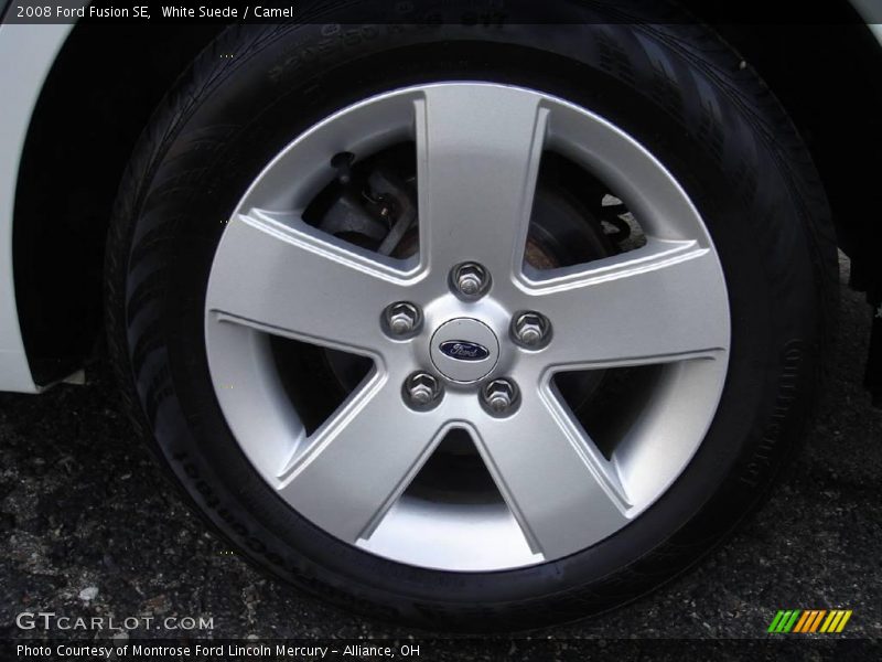 White Suede / Camel 2008 Ford Fusion SE