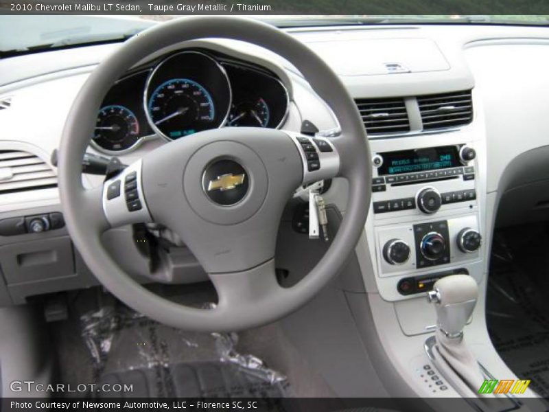 Taupe Gray Metallic / Titanium 2010 Chevrolet Malibu LT Sedan