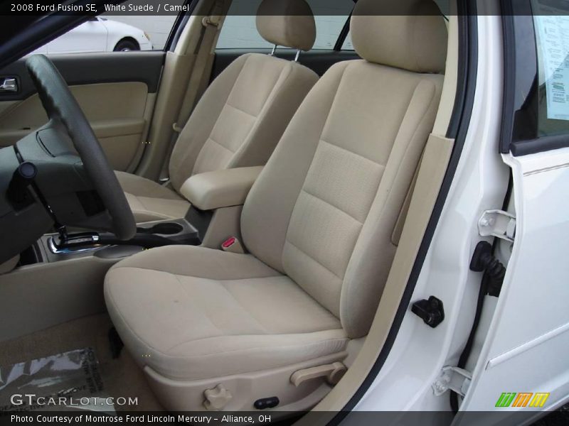 White Suede / Camel 2008 Ford Fusion SE