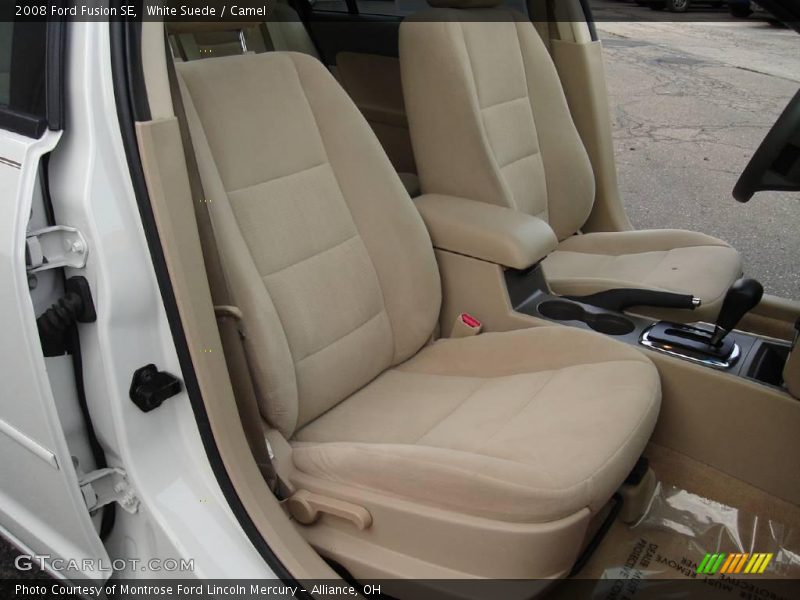White Suede / Camel 2008 Ford Fusion SE