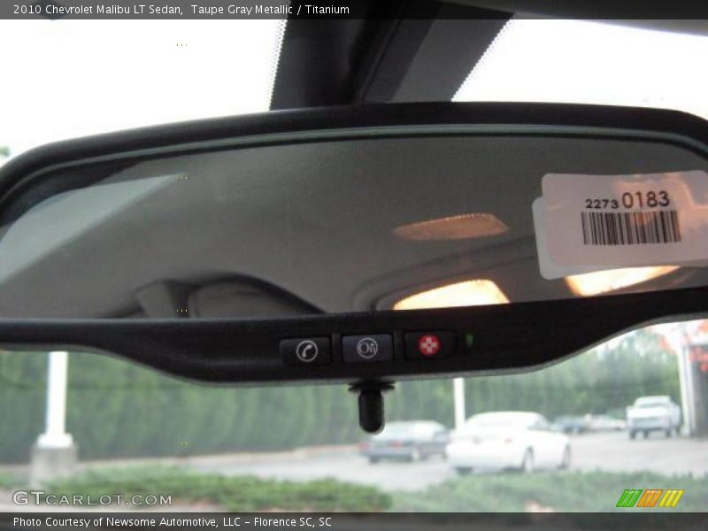Taupe Gray Metallic / Titanium 2010 Chevrolet Malibu LT Sedan