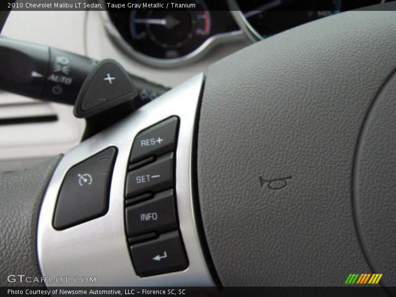 Taupe Gray Metallic / Titanium 2010 Chevrolet Malibu LT Sedan