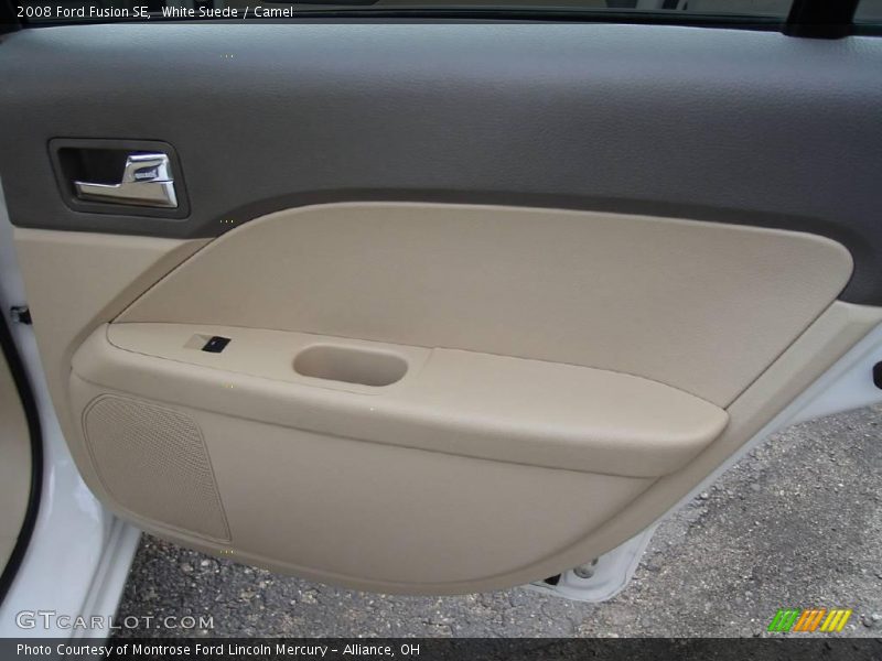 White Suede / Camel 2008 Ford Fusion SE