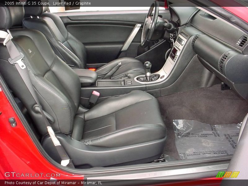 Laser Red / Graphite 2005 Infiniti G 35 Coupe