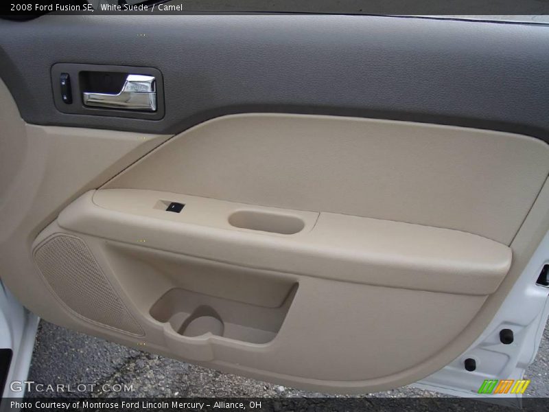 White Suede / Camel 2008 Ford Fusion SE