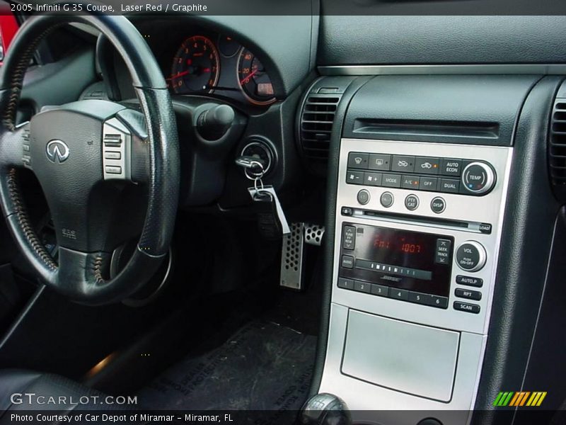 Laser Red / Graphite 2005 Infiniti G 35 Coupe